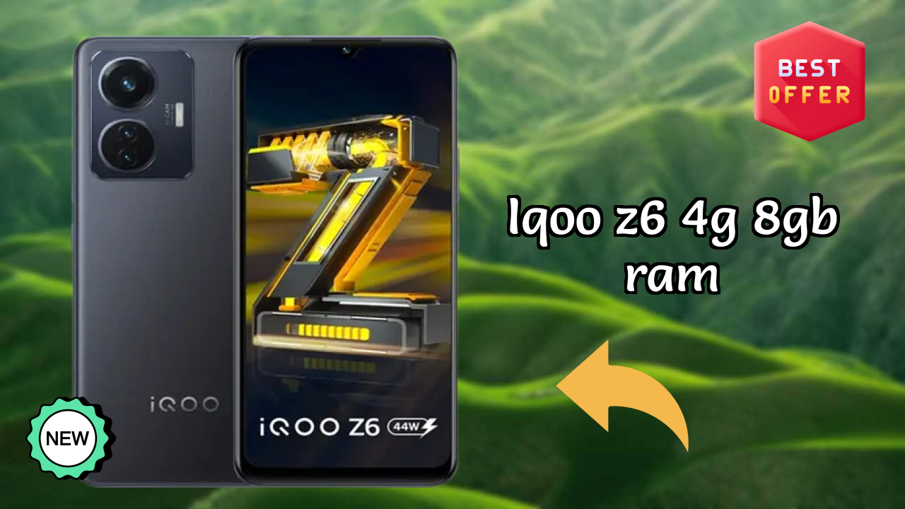 IQOO Z6 4G 8GB RAM Display Quality: AMOLED Explained