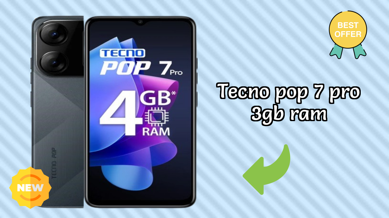 Tecno Pop 7 Pro 3GB RAM Display Quality: IPS LCD Explained